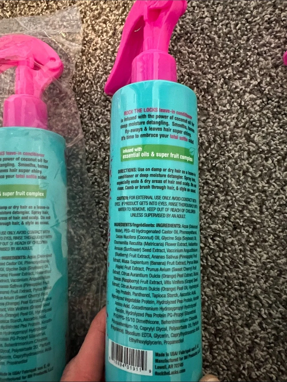 BNWT Rock the Locks Total Softie Coconut Oil Leave-In Conditioner 3-pack!